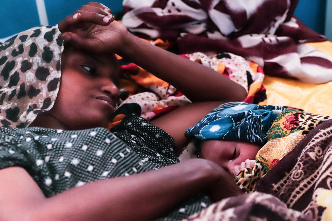 Mother and child in Afar Ethiopia